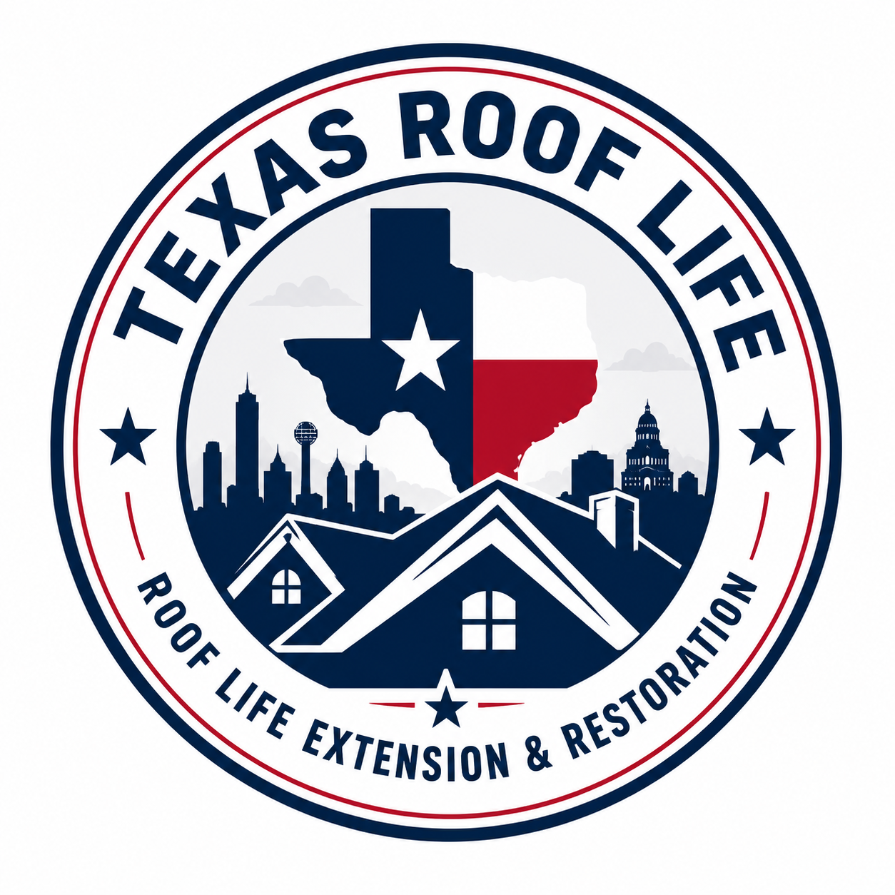 Texas Roof Life logo